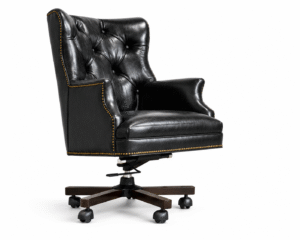 Faux Revolving Chair – Luxury High-Back Executive Seating - Image 14