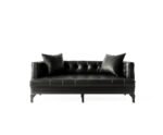 Bull Couch 2 Seater ( Faux Black)