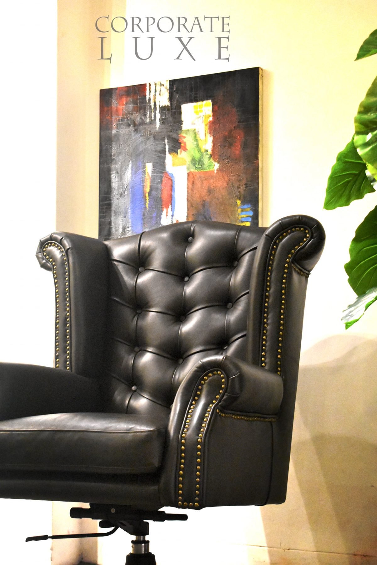 Horn Boss Office Chair – Luxury High-Back Executive Seating - Image 4
