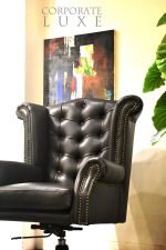 Horn Boss Office Chair – Luxury High-Back Executive Seating - Image 4