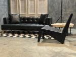 Bull Couch 2 Seater ( Faux Black) - Image 3