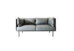 Oxford Sleek 2 Seater Couch in Leather