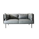 Oxford Sleek 2 Seater Couch in Leather