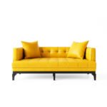 Bull Couch 3 Seater (Yellow)
