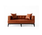 Bull Couch 2 Seater (Burgundy)