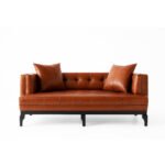 Bull Couch 2 Seater (Burgundy)