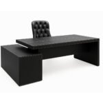 Faux Leather Boss Table