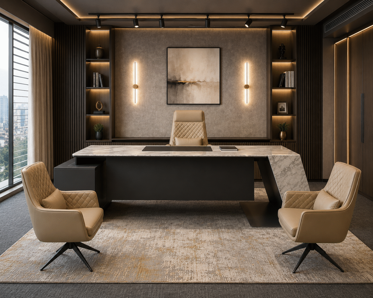 Monarch Boss Desk - Image 4