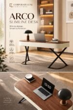 Arco Slimline Desk – Modern Office Table in Bangladesh - Image 2