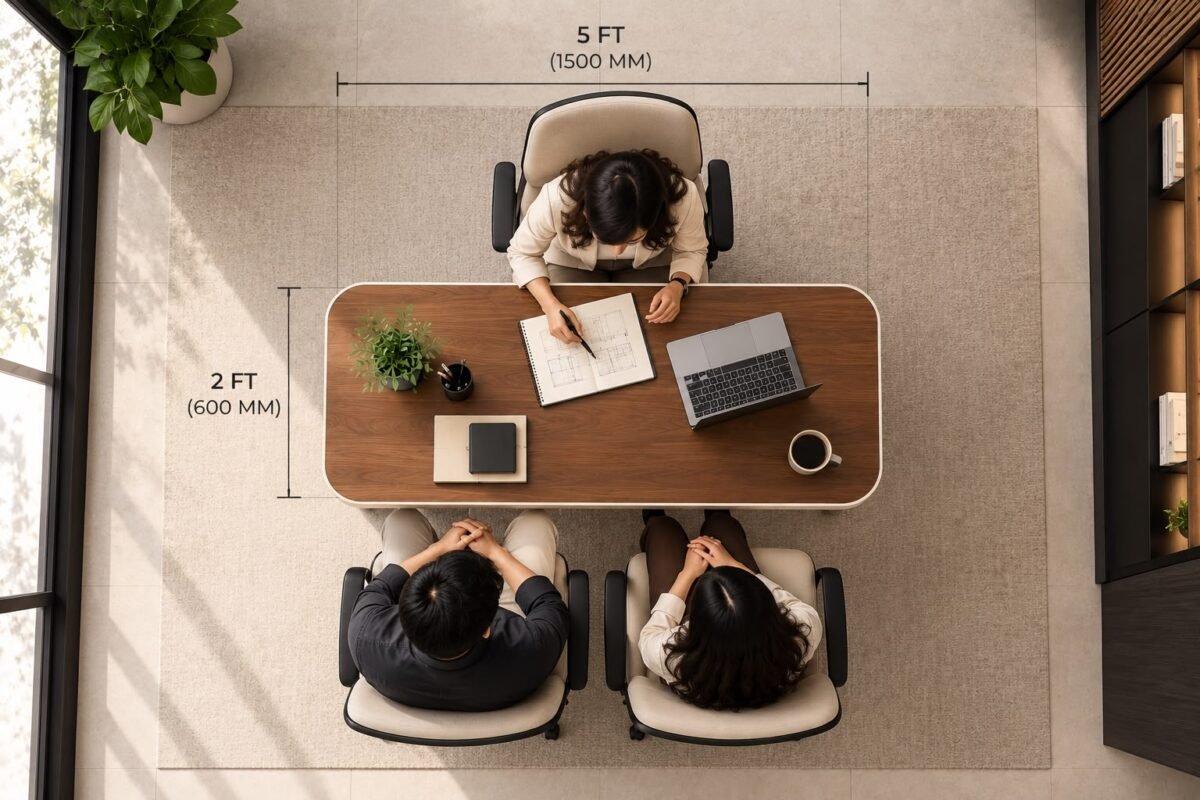Arco Slimline Desk – Modern Office Table in Bangladesh - Image 3