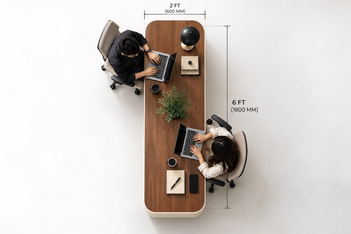 Arco Slimline Desk – Modern Office Table in Bangladesh - Image 4